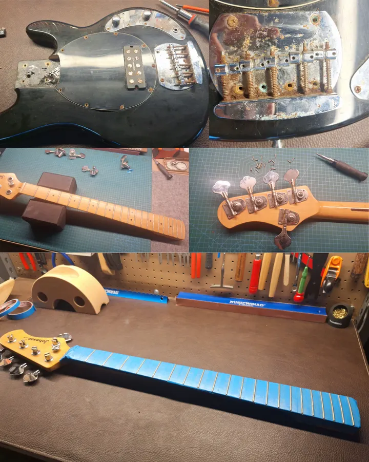 Guitar repair and setup at The Guitar Surgeon workshop, Auckland — June 2026