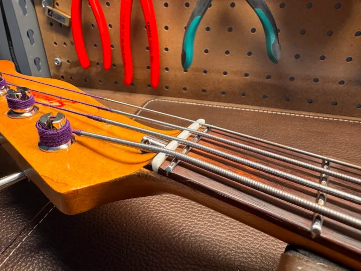 Guitar repair and setup at The Guitar Surgeon workshop, Auckland — July 2026